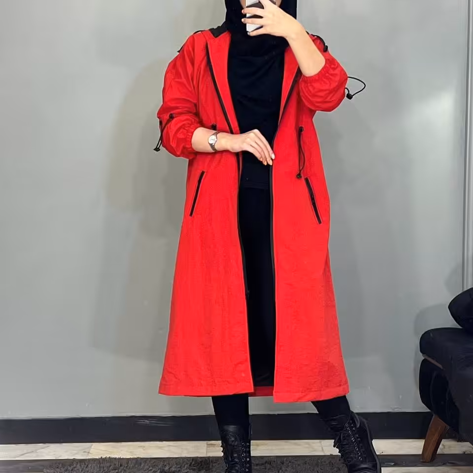 بارونی بلند استر دار