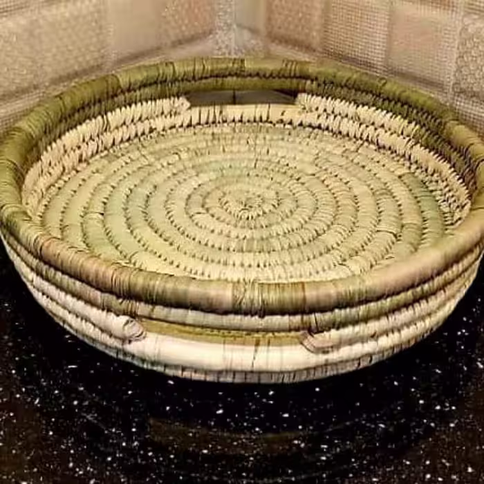 سینی حصیری دسته دار قطر 30 ارسال رایگان