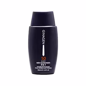 کرم ضد آفتاب ژیناژن بی رنگ 3 در 1 مناسب آقایان SPF50 حجم 50 میل