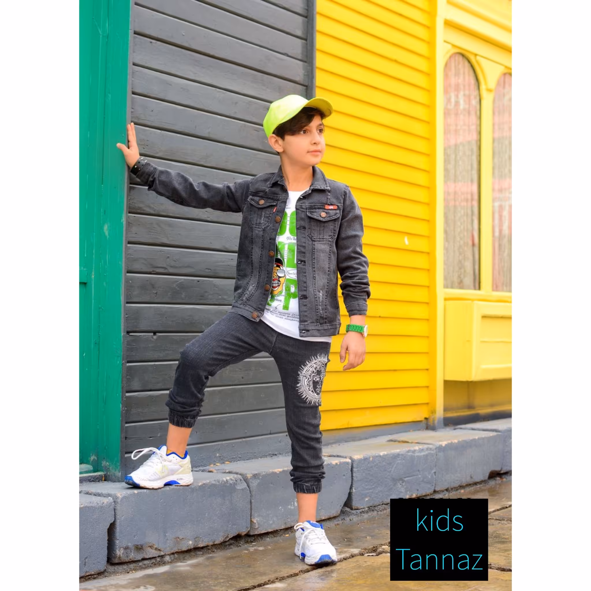 کت جین بچگانه کت تک