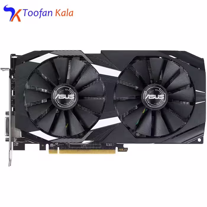 کارت گرافیک ایسوس مدل DUAL RX580 O4G