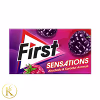 ادامس فرست با طعم تمشک 27 گرم first