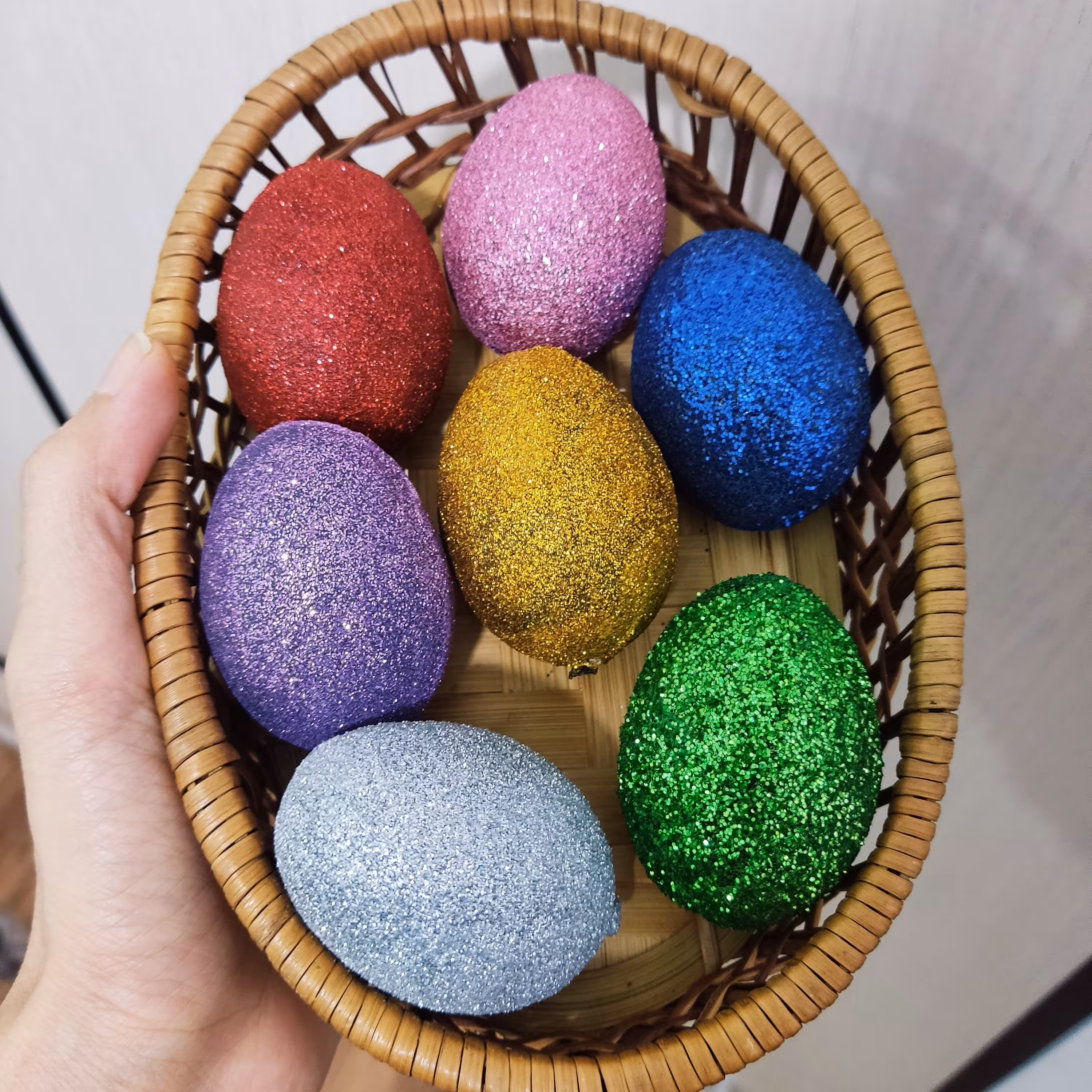  تخم مرغ رنگی اکلیلی تزیینی دکوری  مناسب هفت سین نوروز