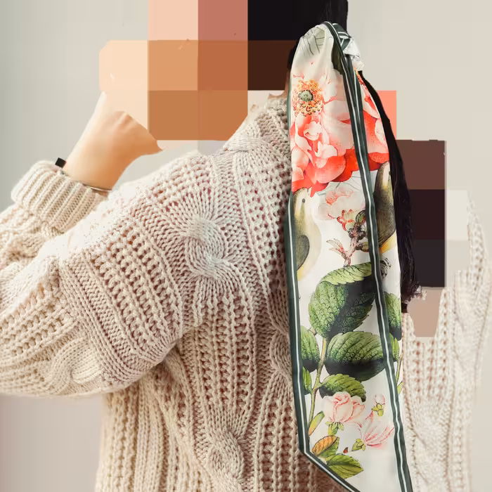 باندانا ابریشمی برند هوزاد