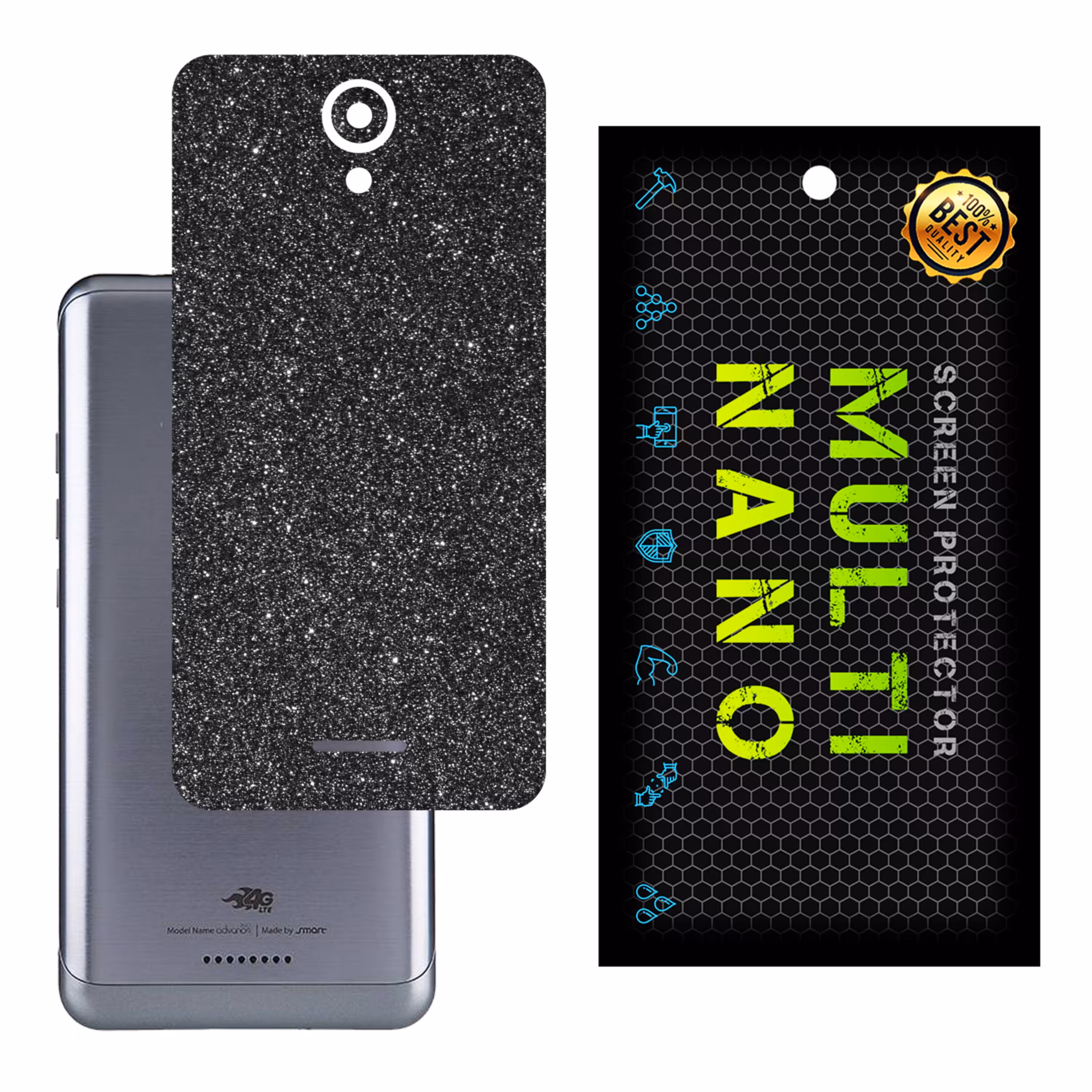 برچسب پوششی MultiNano مدل X-G1F-Gray برای پشت موبایل اسمارت Pro Advance