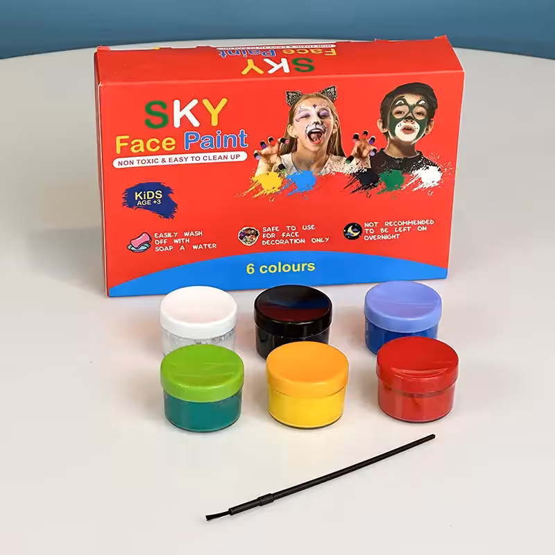 رنگ گریم صورت 6 عددی کد 20004