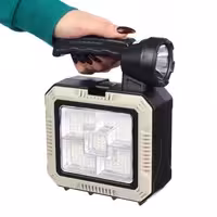 چراغ قوه شارژی حرفه ای همراه با جعبه ابزار مدل 7739-L