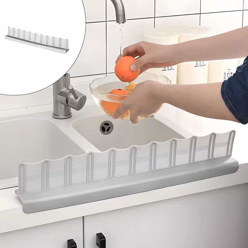 آبگیر کنار سینک مدل سیلیکونی طرح شیروانی