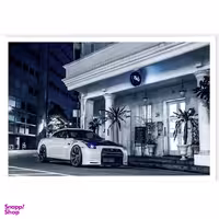 تابلو نوری بکلیت طرح ماشین NISSAN GT-R مدل W4693