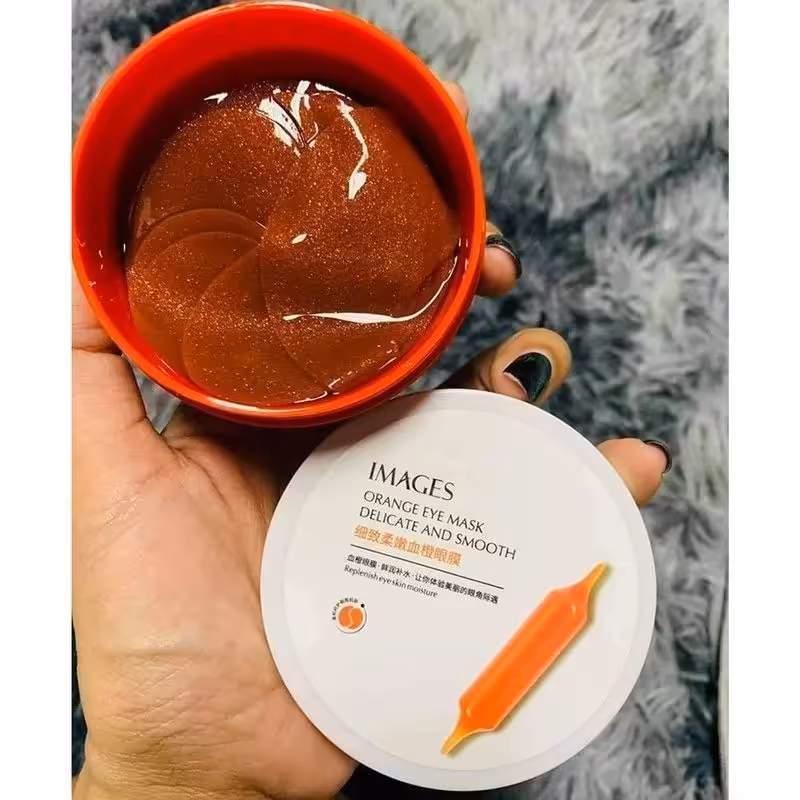 پچ زیر چشم پرتقال خونی ایمیجز (دارای بافت ژله ای)قابل استفاده زیر چشم، گونه، چانه، پیشانی


