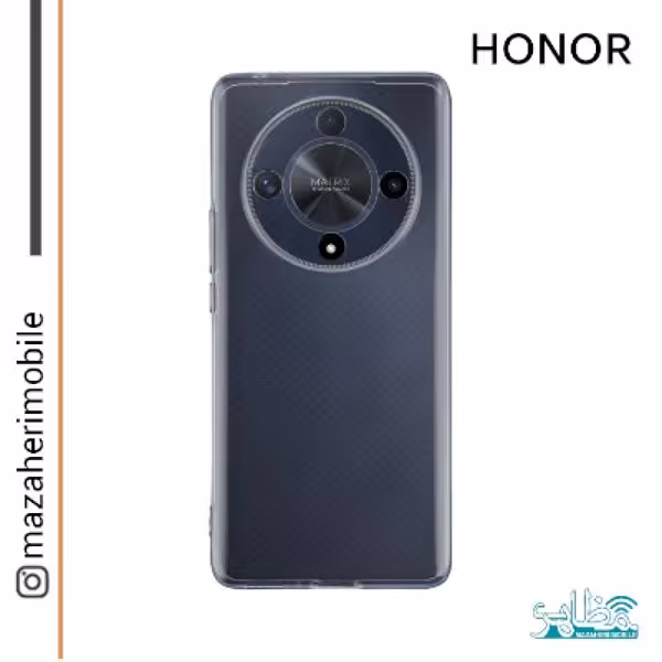 کاور(قاب) شیشه ایی با محافظ دوربین اصلی آنر مدل case Honor X9B - فروشگاه موبایل مظاهری