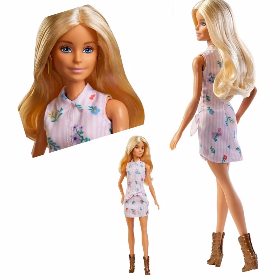 باربی فشنیستا موبلوند گوشواره دار برند متل با ارسال فوری 