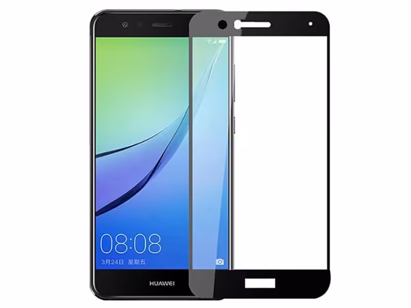 محافظ صفحه نمایش شیشه ای تمام چسب هواوی 3D Glass Huawei P10 Lite