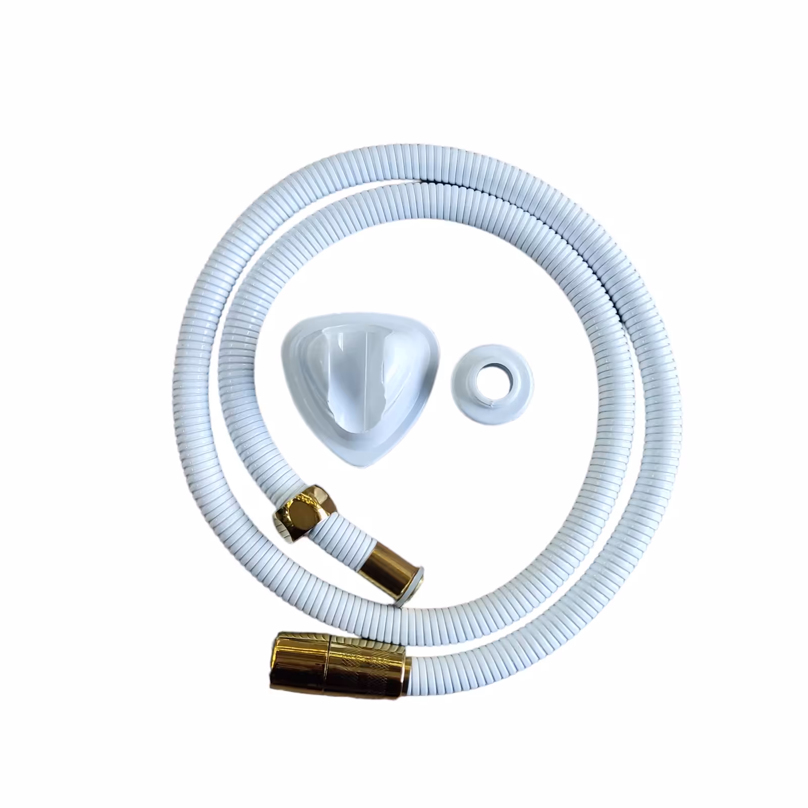 شلنگ توالت سفید طلایی