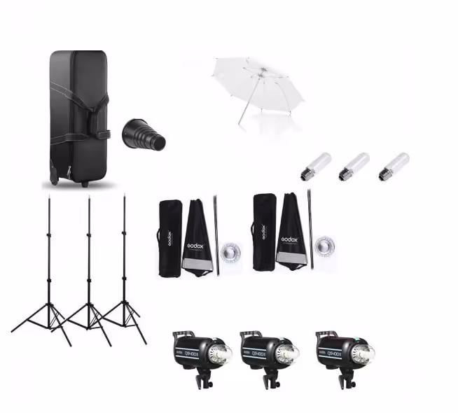 کیت فلاش استودیویی گودکس Godox Falsh Studio QS-400 II