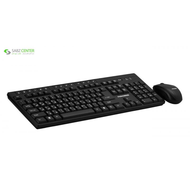 ماوس و کیبورد بی سیم فراسو مدل FCM-4848RF BLACK