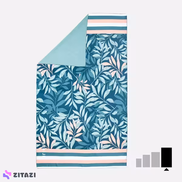 حوله میکروفایبر نابایجی مدل Microfiber Towel XL SUNNY Printed طرح نخل