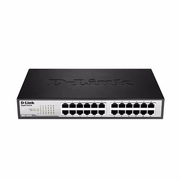 سوئیچ رکمونت گیگابیت 24 پورت دی لینک D-LINK DGS-1024C
