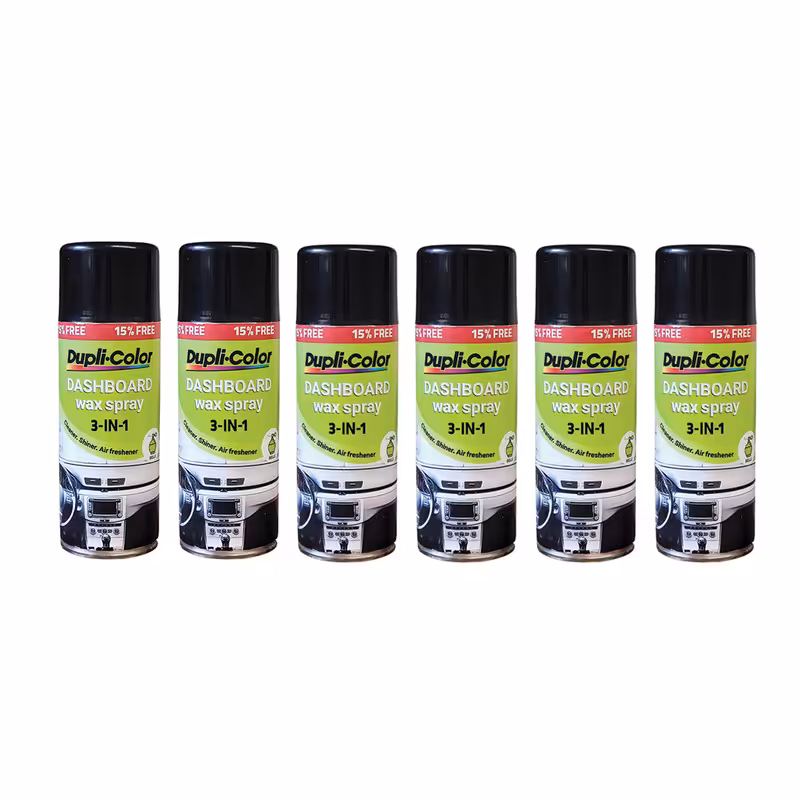 اسپری پولیش و براق کننده و خوشبو کننده داشبورد دوپلی کالر مدل عطری  رایحه بل حجم 400 میلی لیتر مجموعه 6 عددی