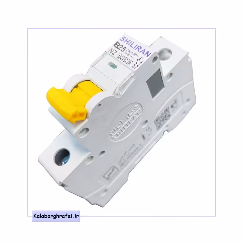 فیوز مینیاتوری تک فاز 25 آمپر B شیل ایران