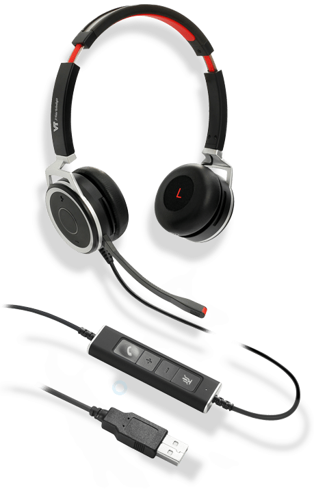 هدست وی تی مدل VTX200 UNC DUO USB