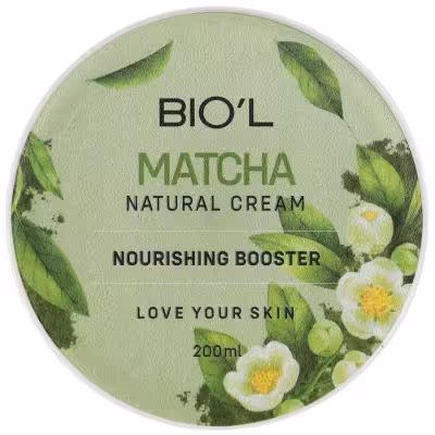 کرم کاسه ای ماچا و روغن ماکادمیا بیول 200 میل BIOL matcha CREAM 200ML