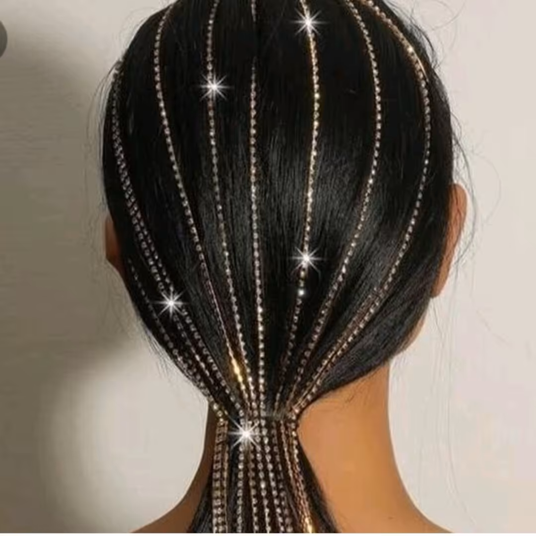 تل مو آبشاری 40 سانتی متر  8 ردیفه 