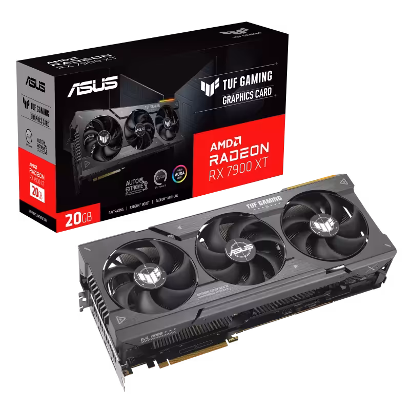 کارت گرافیک ایسوس TUF Gaming Radeon™ RX 7900 XT با حافظه 20 گیگابایت