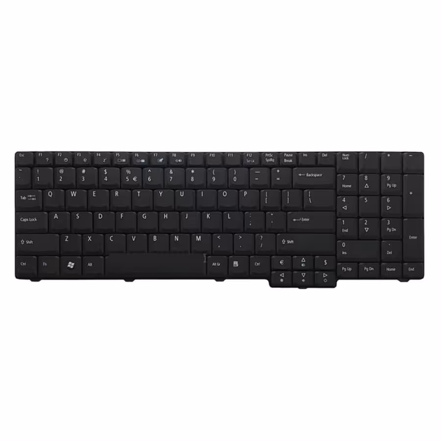 کیبورد لپ تاپ ایسر مدل Aspire 9800 مشکی