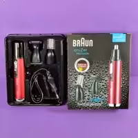 موزن گوش و بینی و خط زن مدل کروز 6 براون BRAUNBRAUN Cruzer 6 Ear And Nose Hair Trimmer