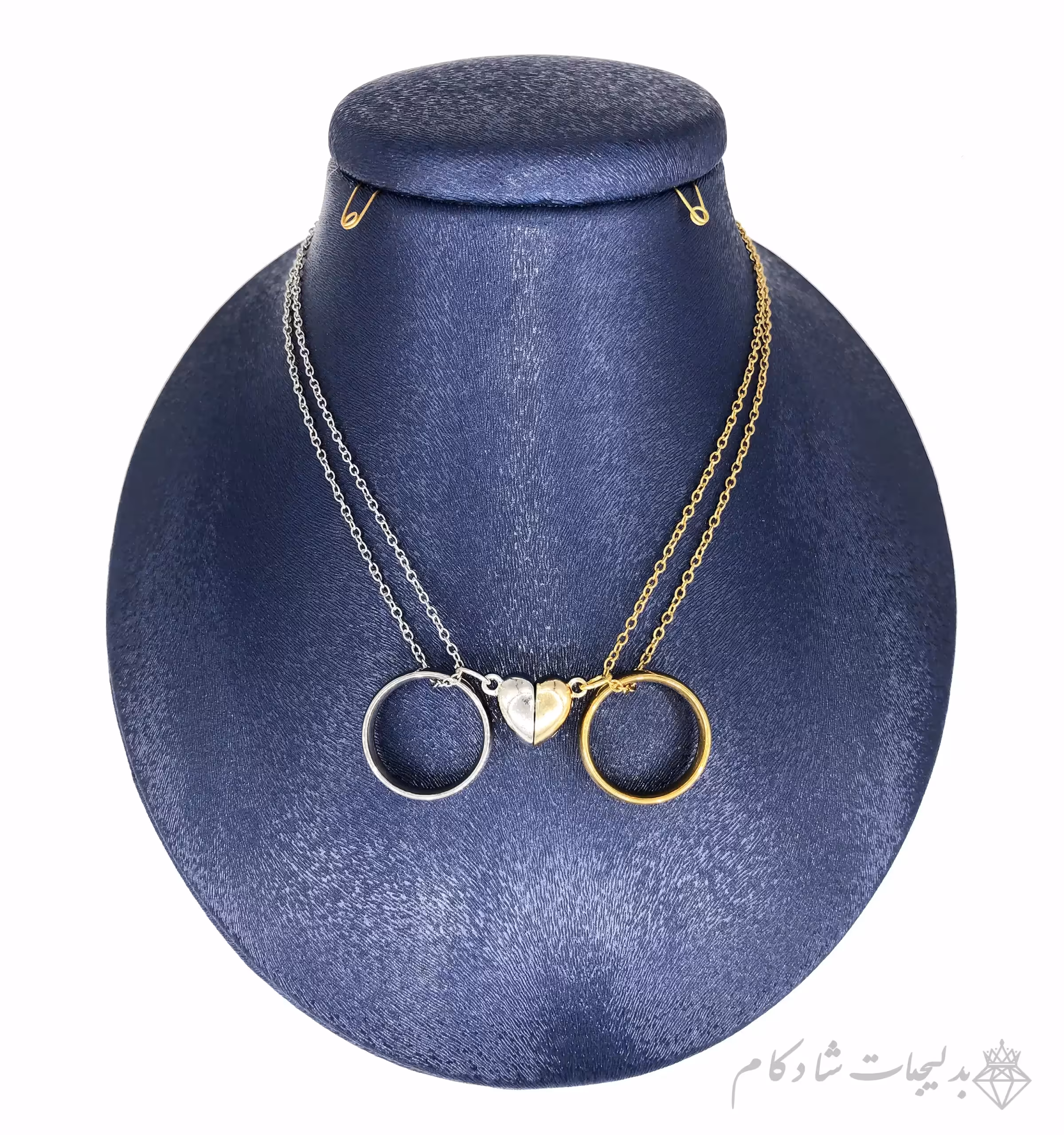 گردنبند ست طرح انگشتر