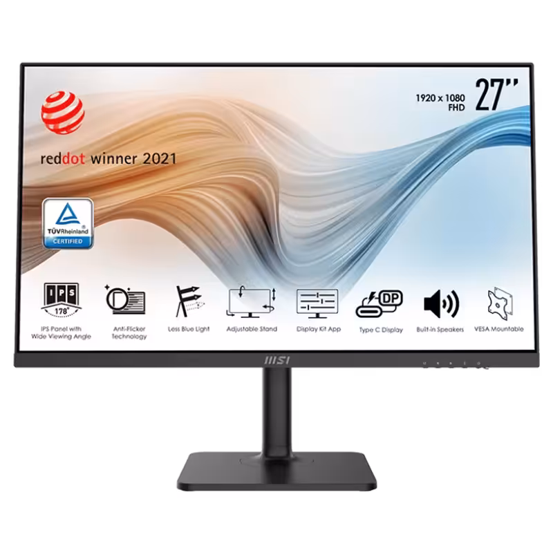 مانیتور ام اس آی 27 اینچ مدل MSI Modern MD271P | آی تی هوم