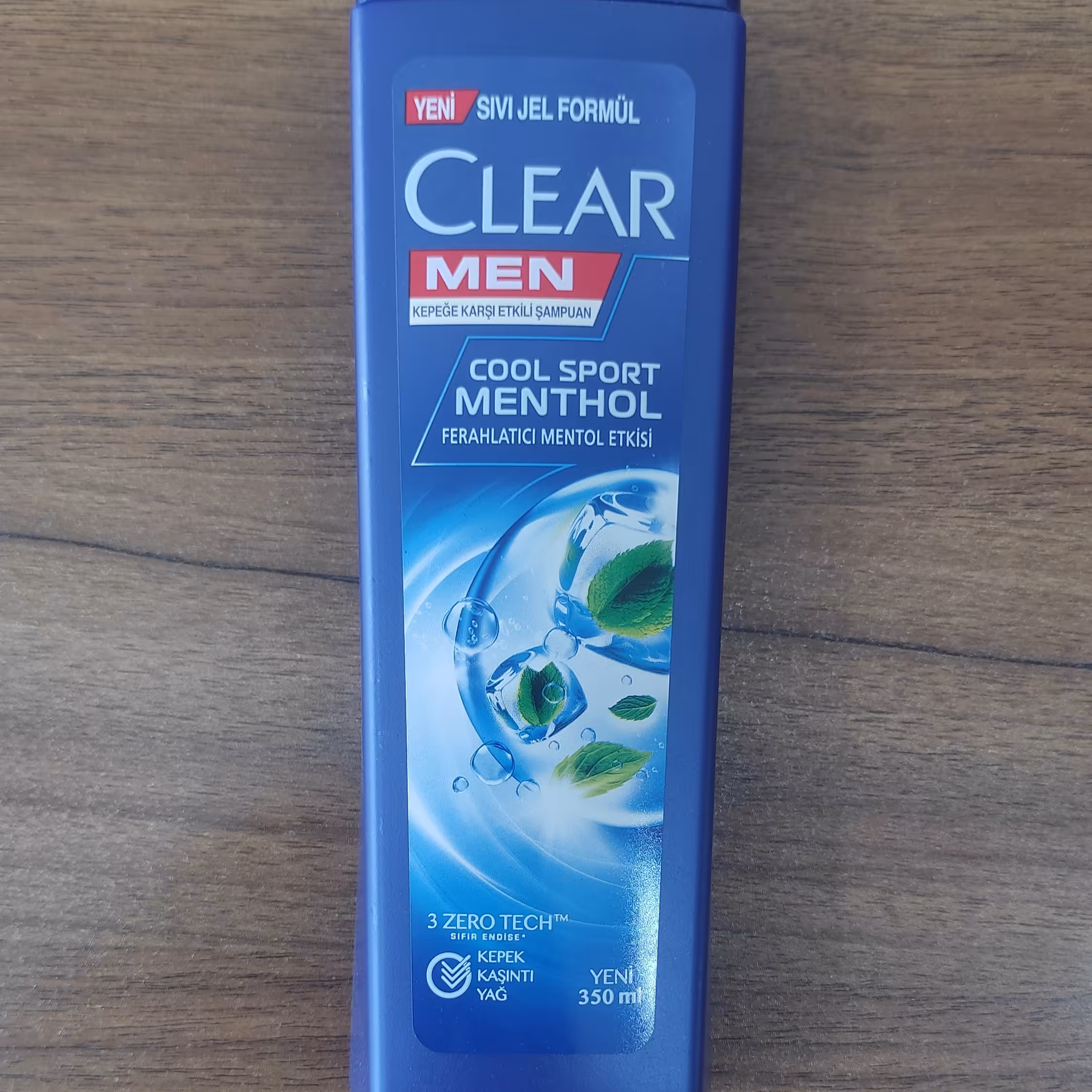 شامپو کلیر مردانه CLEAR MEN مدل COOL SPORT MENTHOL حجم 350 میل