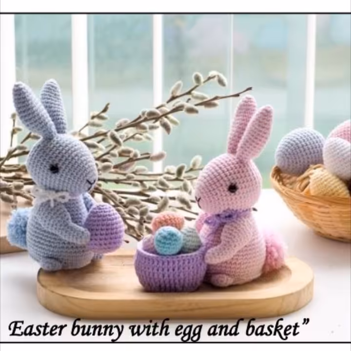 عروسک بافتنی خرگوش هفت سین 