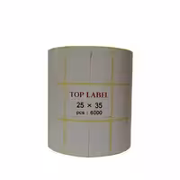 لیبل کاغذی تاپ لیبل سه ردیف 25x35