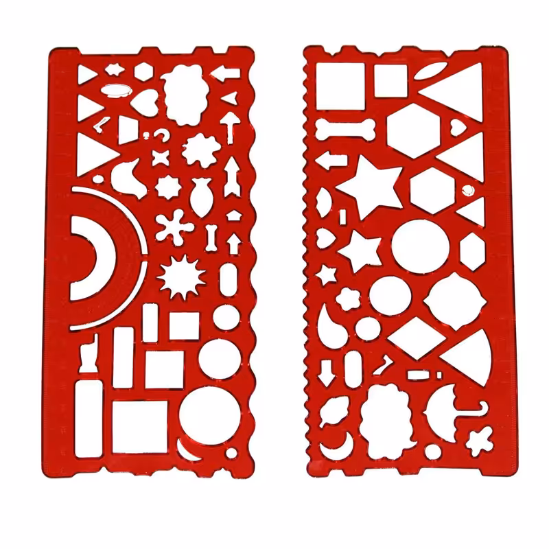 شابلون مدل Stencil کد 007 بسته 2 عددی