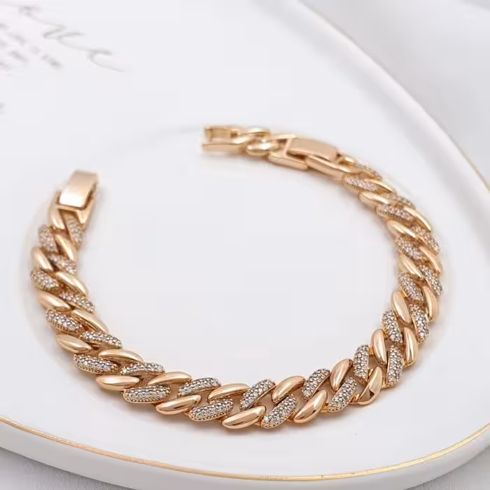 دستبند ژوپینگ طرح کارتیه نگیندار