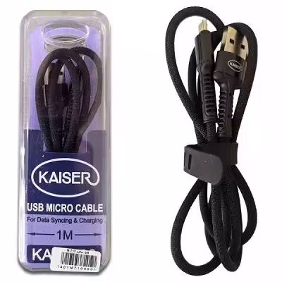 کابل شارژر و دیتا میکرو یک متری فست برزنتی Kaiser KA-M710