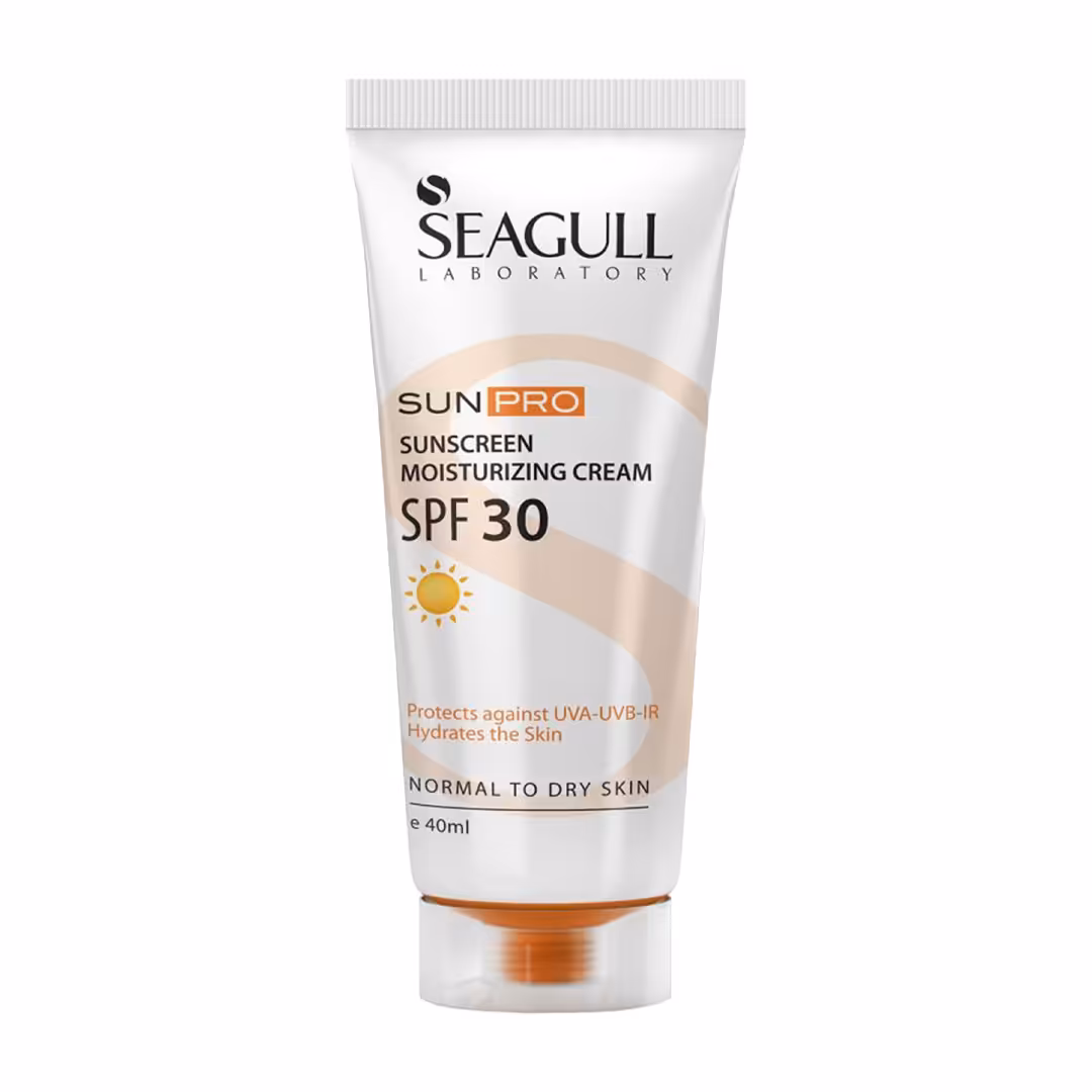 کرم ضد آفتاب و مرطوب کننده SPF30 سی گل مناسب پوست معمولی تا خشک حجم 40 میلی لیتر