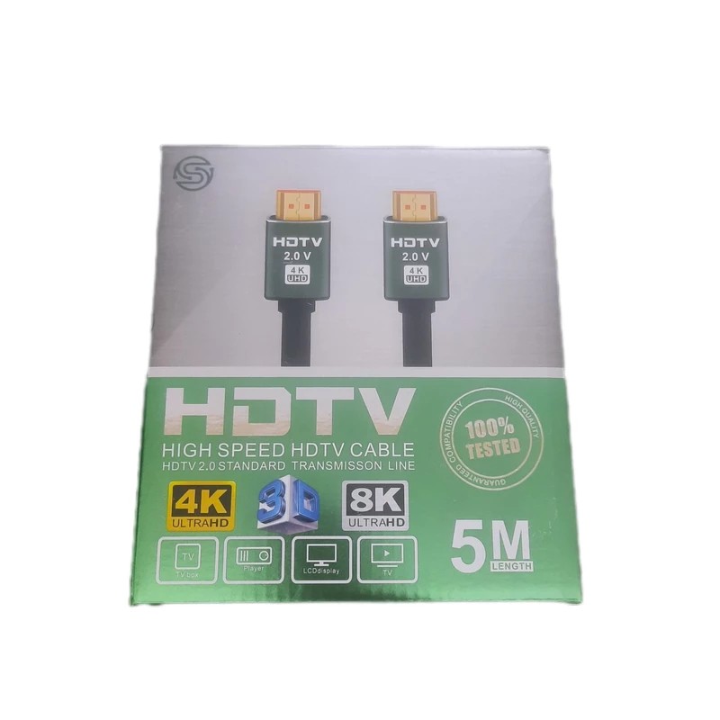 کابل HDMIمدل 4K-UHD طول 5 متر  بسیار با کیفیت و مقاوم