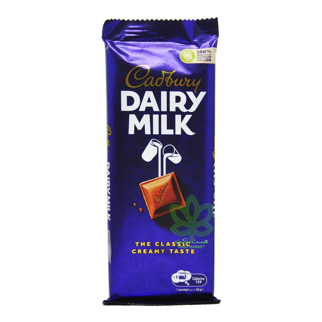 شکلات شیری دیری میلک 90 گرم کدبری - cadbury