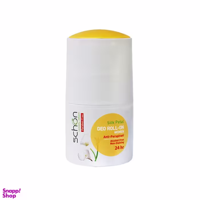 رول ضد تعریق زنانه شون (Schon) مدل Silk Petal حجم 50 میلی‌ لیتر