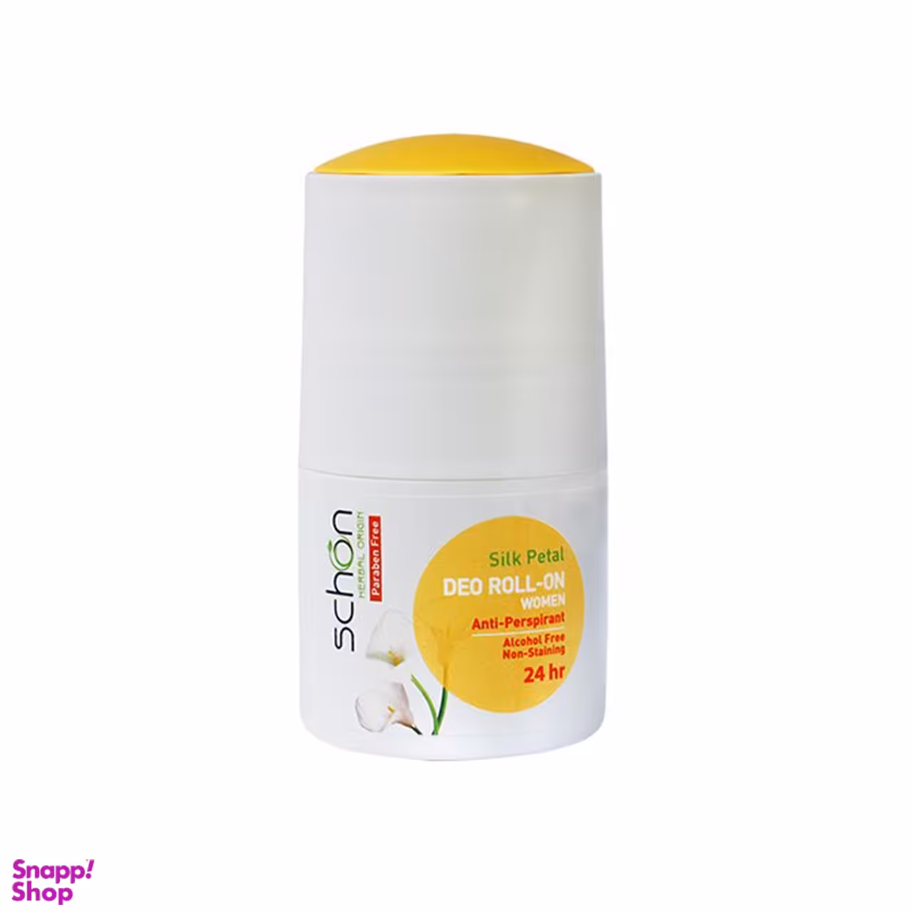رول ضد تعریق زنانه شون (Schon) مدل Silk Petal حجم 50 میلی‌ لیتر