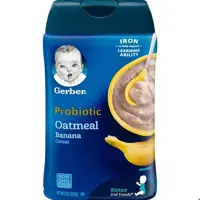 سرلاک گربر با طعم جو دوسر و موز 227 گرم Gerber