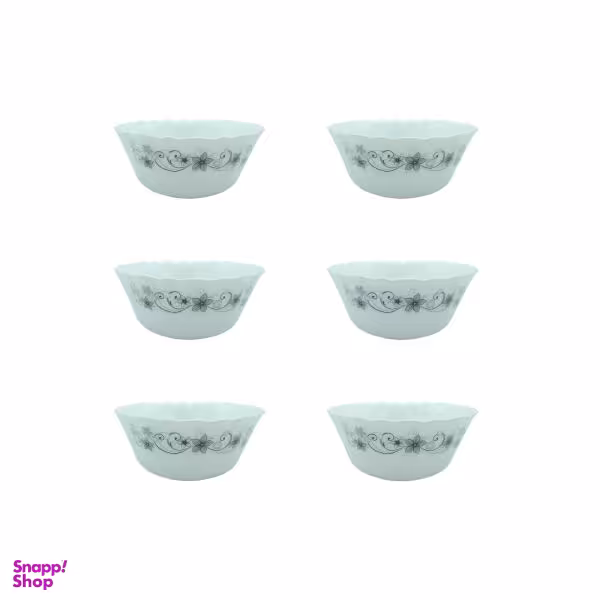 کاسه ماست خوری پارس اپال مدل النا کد Mas-642 بسته 6 عددی