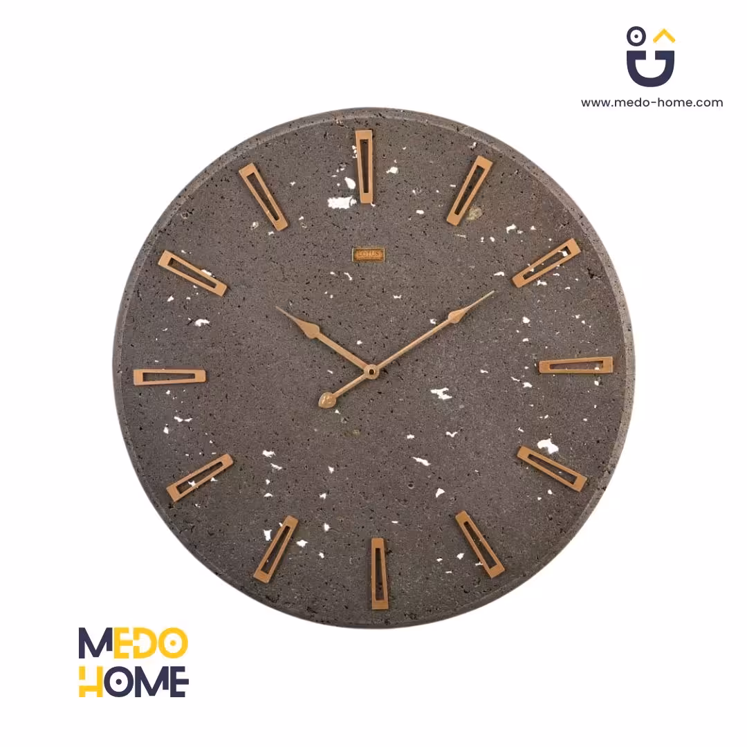 ساعت دیواری تمام سنگی لوتوس مدل TRUSSVILLE