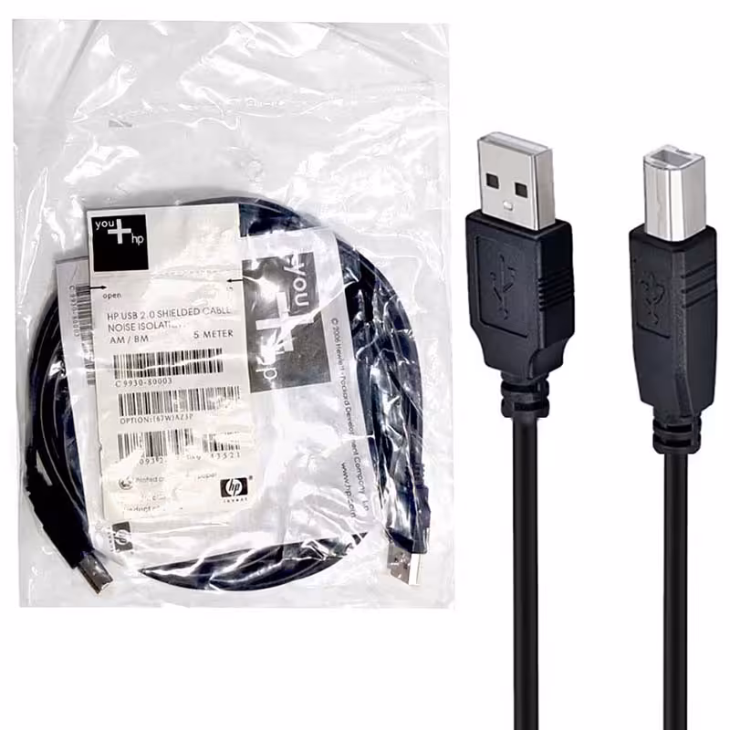 کابل 5 متری پرینتر اچ پی HP
