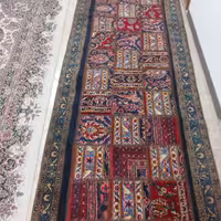 فرش دستبافت چهل تیکه لاکی