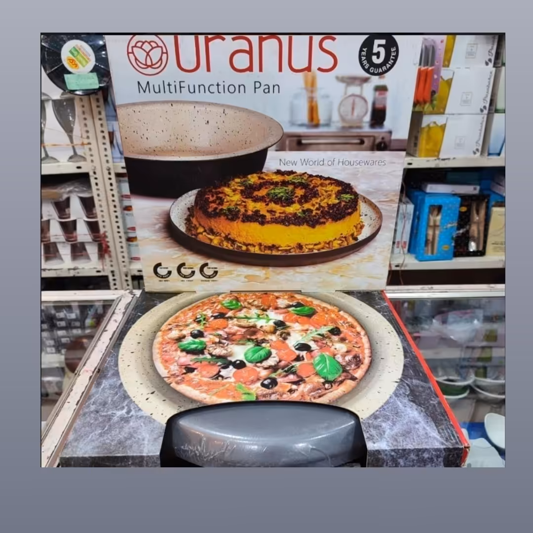 ته چین پز  و پیتزا پزگرانیت اورانوس سایز 28 درب34