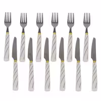 ست کارد و چنگال میوه خوری 12 پارچه یونیک